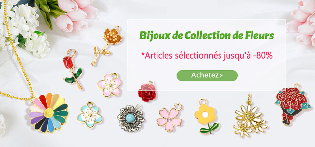 Bijoux de Collection de Fleurs