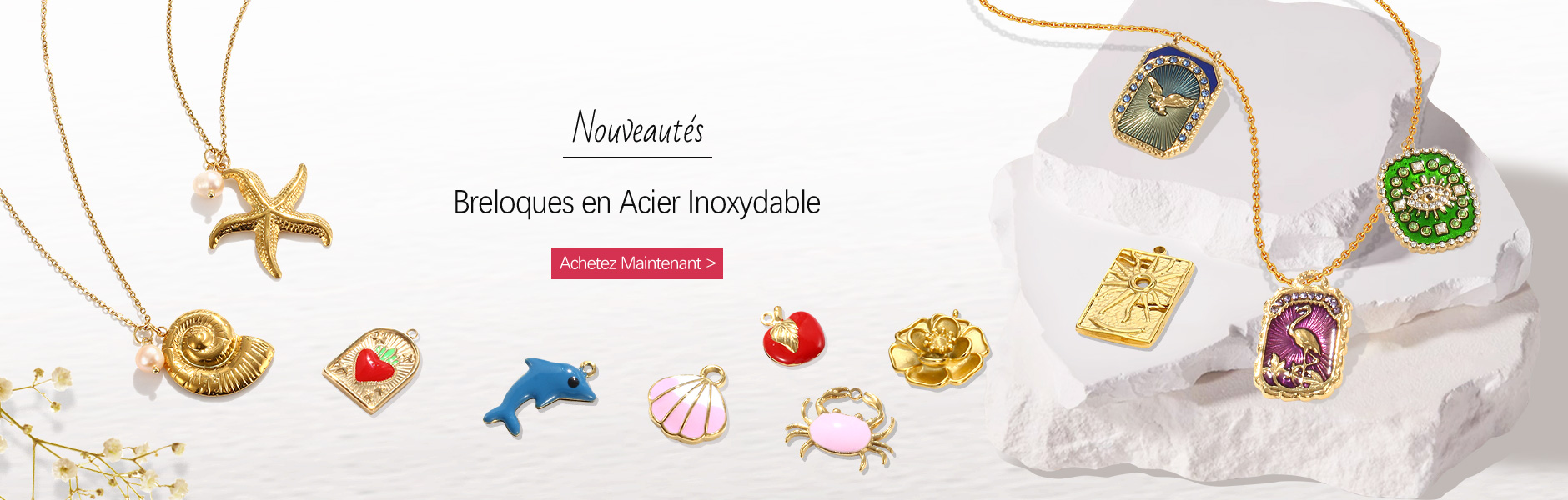 Pendentifs en Acier Inoxydable