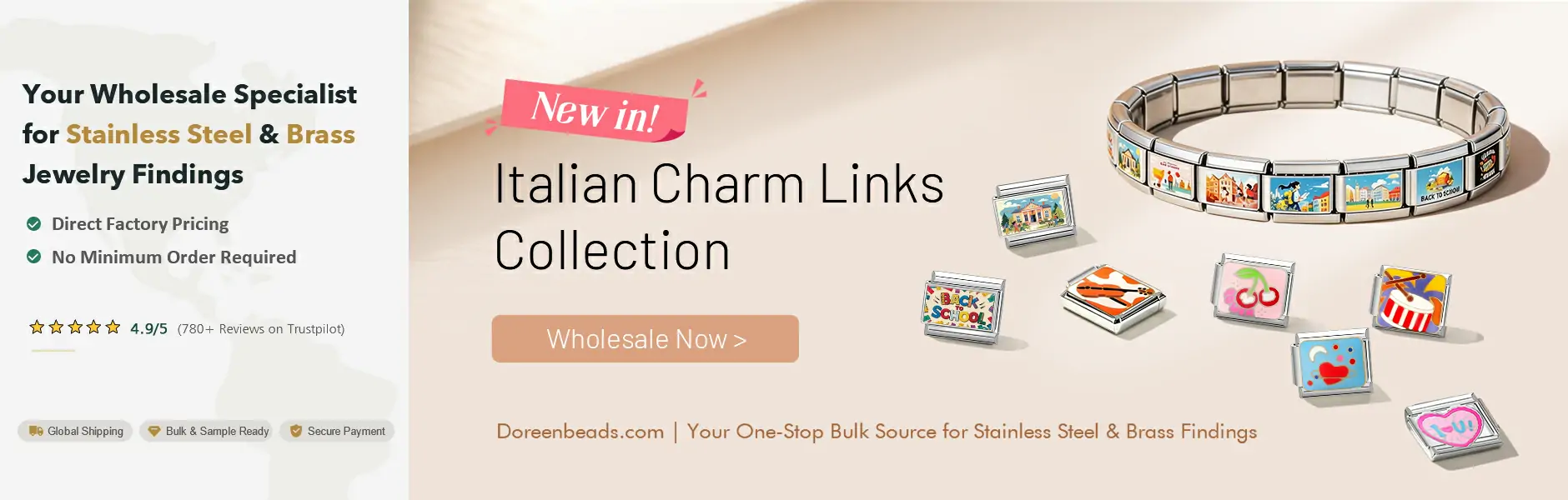 Italian Charm Links Jewelry