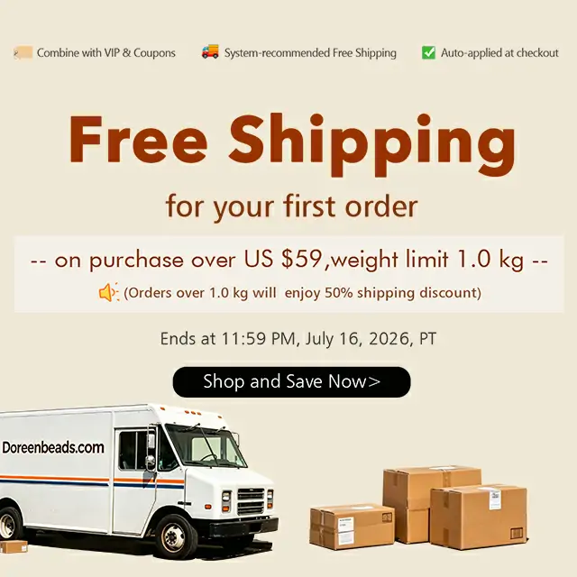 Free Shipping for 1st Order