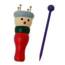 Outil Métier à Tisser Poupée en Bois Multicolore 8.9cm x3.4cm 9.5cm x1.2cm, 3 Kits
