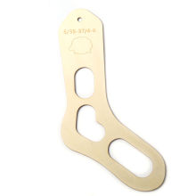 S Outils à Couture en Bois Chaussettes Couleur Naturelle 37cm x 19.5cm, 2 Pcs