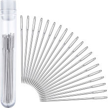 Aiguille à Coudre en Acier Inoxydable 11cm x 1.2cm, 1 Kit (20 Pcs/Kit)