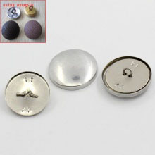 Boutons à Recouvrir en Aluminium Rond Couleur Aluminium à Coudre 28mm x 28mm 25mm x 25mm, 30 Kits