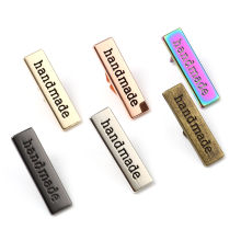 Étiquettes en Alliage de Zinc Rectangle 