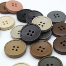 Bouton de Couture en Résine Boutons 4 Trous Rond Multicolore 10 Pcs
