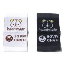 Étiquette pour Vêtements en Polyester Rectangle Multicolore Ours 