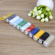 Mixte - Fils à coudre solides et durables pour coudre des vêtements en fil de polyester Accessoires de couture Accessoires 5,7 cm x 2,5 cm (10 Pcs / paquet, 200M/Rouleau)