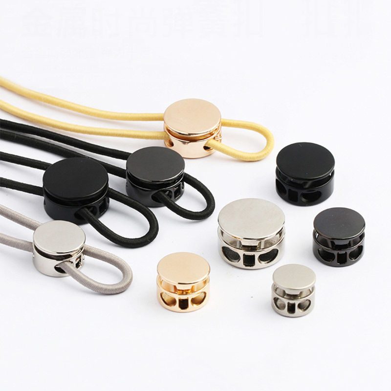 Arrêt Cordon en Alliage Rond Multicolore Réglable 5 Pcs