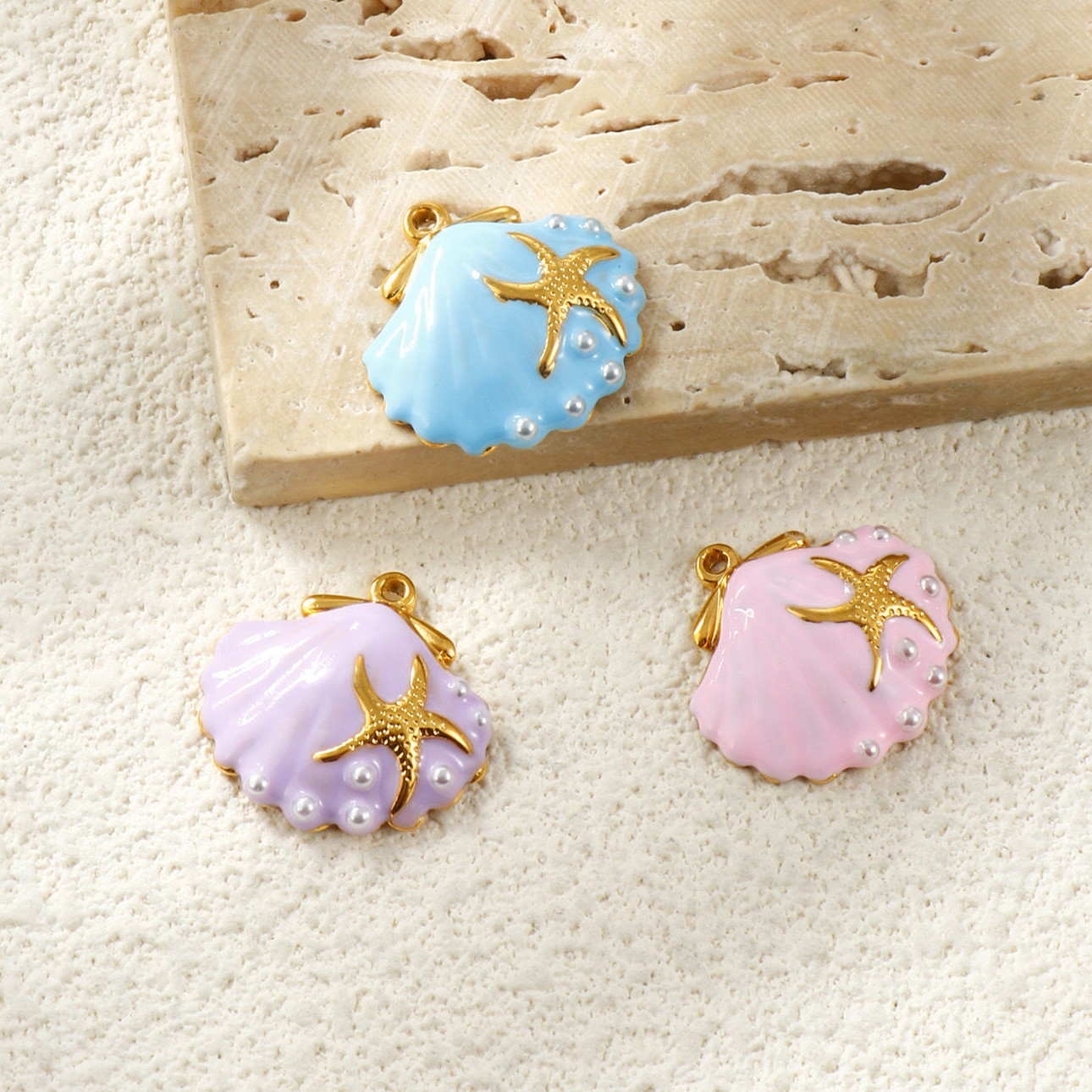 Pastel macaron colors arranged artistically - soft tones for jewelry inspiration