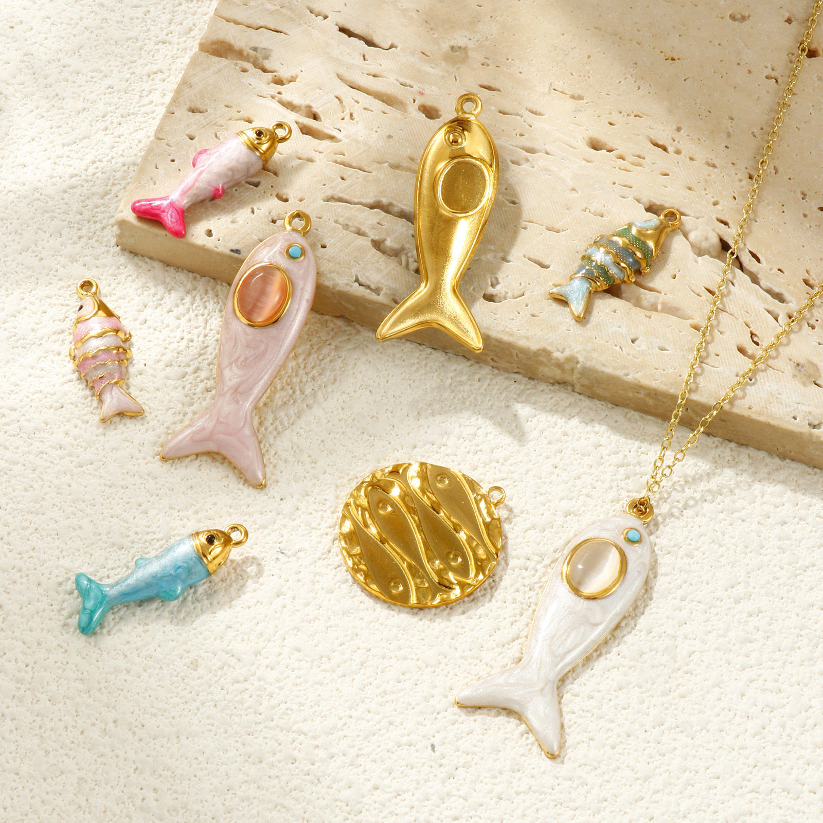 Macarons with gold leaf accents - luxury embellishment inspiration