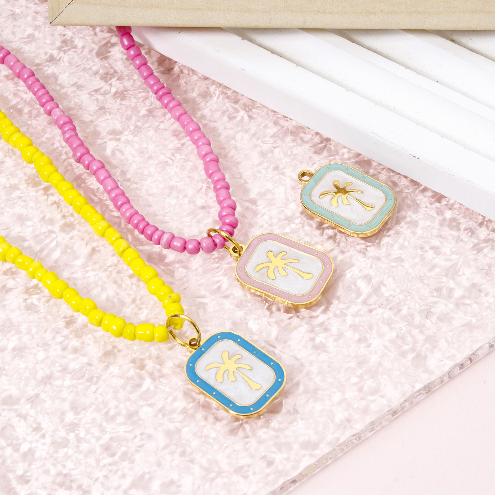 Assorted French macarons in pastel colors - inspiration for macaron pastel pendants